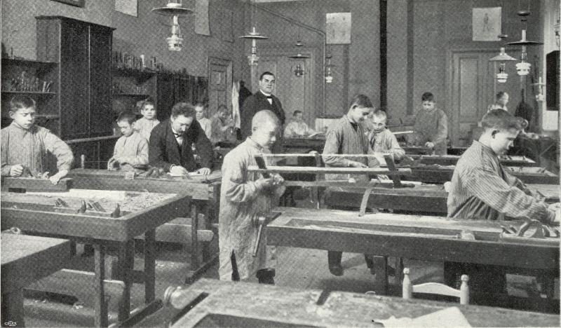 Träslöjd, Frimurarbarnhuset 1925